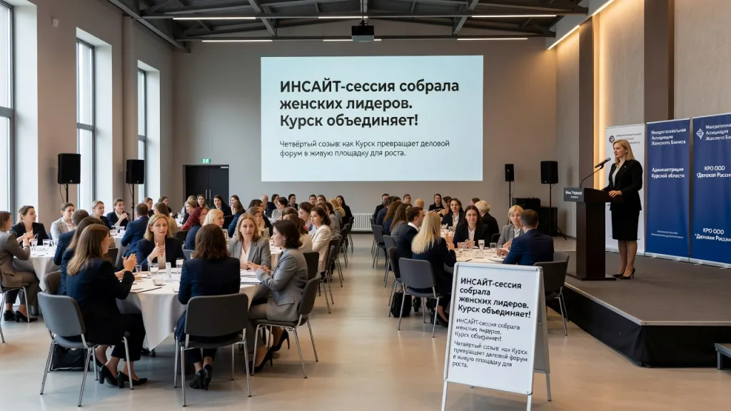 ИНСАЙТ-сессия собрала женских лидеров. Курск объединяет!