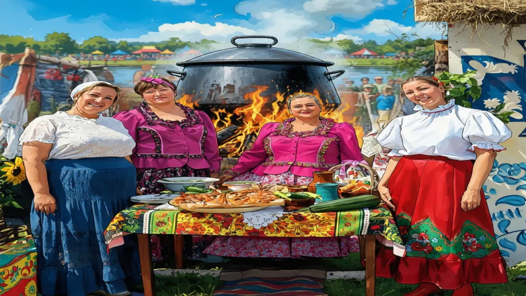 Царская уха в Белоомуте: фестиваль кипит